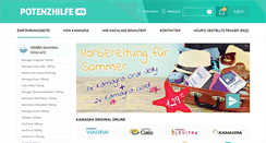 Desktop Screenshot of potenzhilfe.eu